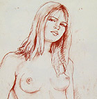 Nude Girl Drawing